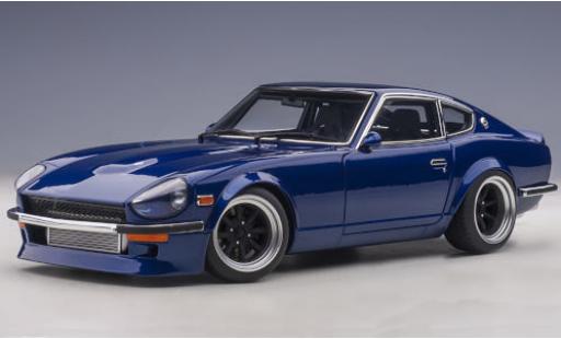 Modelauto Nissan Fairlady Z S30 () Wangan Midnight metallic blauw RHD Akuma no Z (30th verjaardag) 1/18 AUTOart