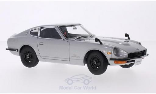 Modelauto Nissan Fairlady Z S30 432 (PS30) grijs RHD 1969 1/18 AUTOart