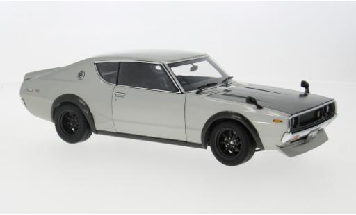 Modelauto Nissan Skyline 2000 GT-R (KPGC110) grijs 1/18 AUTOart