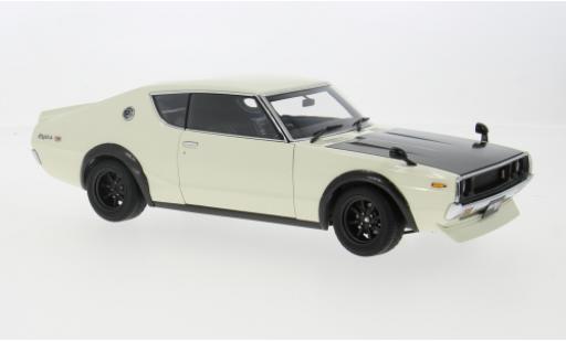 Modelauto Nissan Skyline 2000 GT-R (KPGC110) wit/carbon 1/18 AUTOart
