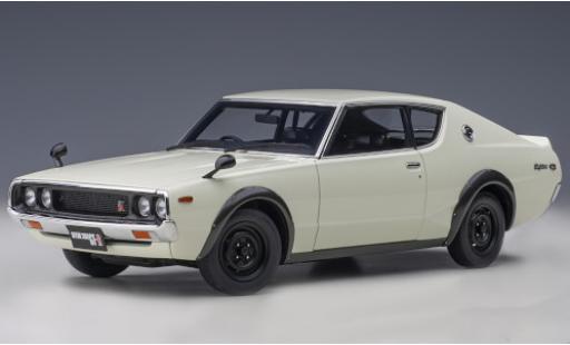Modelauto Nissan Skyline 2000 GT-R (KPGC110) wit RHD 1973 1/18 AUTOart