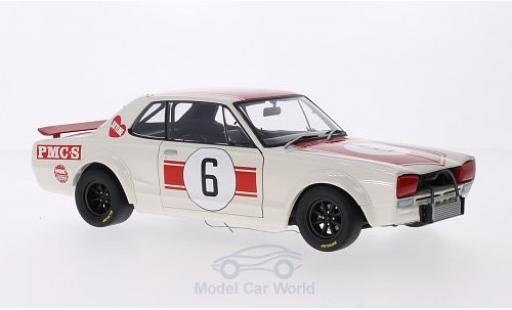 Modelauto Nissan Skyline 2000 GT-R (KPGC10) RHD No.6 GP Japan 1971 K.Takahashi 1/18 AUTOart