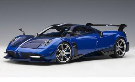 Modelauto Pagani Huayra BC blauw/carbon 2016 1/18 AUTOart