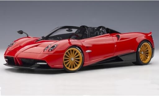 Modelauto Pagani Huayra R Roadster rood/carbon 2017 y compris les Hardtop 1/18 AUTOart
