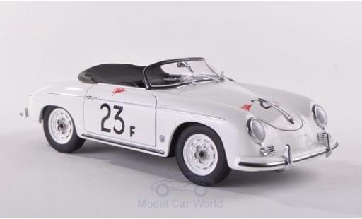 Modelauto Porsche 356 A A A Speedster wit No.23 1955 James Dean 1/18 AUTOart