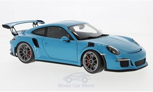 Modelauto Porsche 911 GT3 RS blauw 2016 1/18 AUTOart