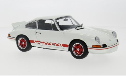 Modelauto Porsche 911 RS Carrera 2.7 wit/rood 1975 1/18 AUTOart