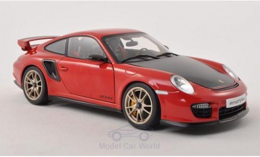 Modelauto Porsche 911 GT2 RS rood/carbon 1/18 AUTOart