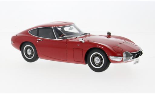 Modelauto Toyota 2000 GT 1967 rood 1/18 AUTOart
