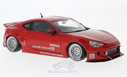 Modelauto Toyota 86 Rocket Bunny rood 1/18 AUTOart