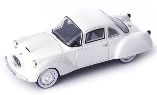 Modelauto Citroen 2CV Berline DF Coupe wit 1956 1/43 AutoCult