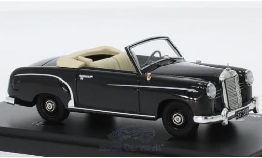 Modelauto Mercedes 180 Base Cabriolet A Prototyp zwart 1953 1/43 AutoCult