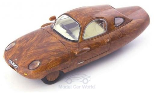 Modelauto Citroen 2CV Berline Wood Tryane II bruin RHD 1986 1/43 AutoCult