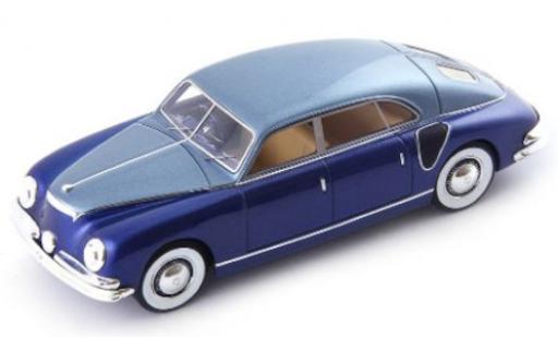 Modelauto Isotta Fraschini 8C Monterosa Monteroze Zagato metallic blauw/metallic blauw RHD 1947 1/43 AutoCult