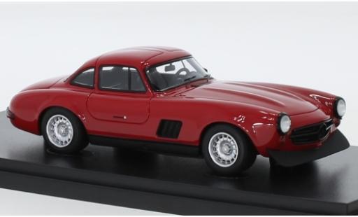 Modelauto Mercedes 300 Base SL (W198) AMG rood 1974 K.F.Flick 1/43 AutoCult