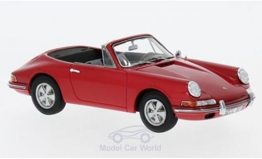 Modelauto Porsche 911 Cabriolet Cabrio Karmann rood 1/43 AutoCult