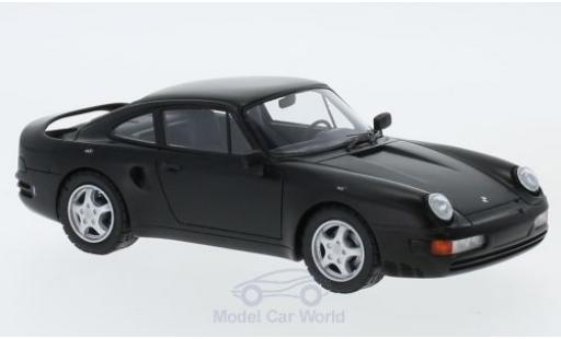 Modelauto Porsche 956 Base V8 mat-zwart 1988 1/43 AutoCult