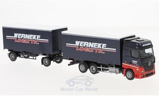 Modelauto Mercedes Actros Bigspace 2 Big. Werneke G-WKHZ 1/87 AWM