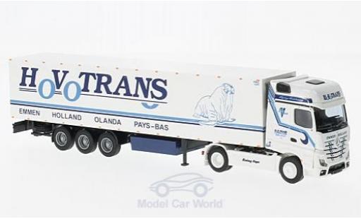 Modelauto Mercedes Actros Gigaspace 2 Giga. Aerop. Hovotrans K&Atilde;&frac14;hl-KSZ 1/87 AWM