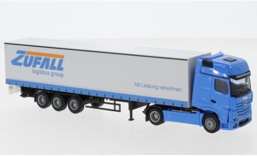 Modelauto Mercedes Actros Gigaspace 5 /Aerop. Zufall camion avec bache 1/87 AWM
