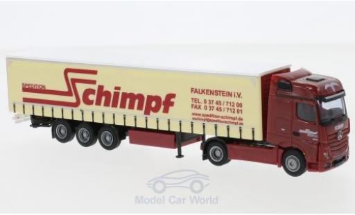Modelauto Mercedes Actros Bigspace 2 Big./Aerop. Schimpf G-KSZ 1/87 AWM