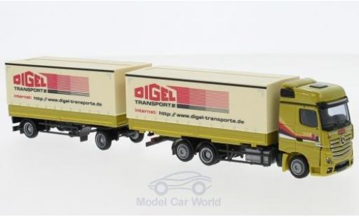 Modelauto Mercedes Actros Bigspace 2 Big. Digel WPrHZ 1/87 AWM