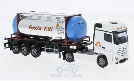 Modelauto Mercedes Actros Bigspace 2 Big. Feccia 26' Swapbody-SZ 1/87 AWM