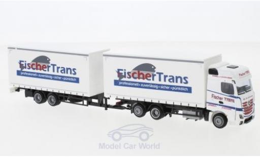 Modelauto Mercedes Actros Bigspace 2 Fischer-Trans Jumbo-G-KTaHZ 1/87 AWM