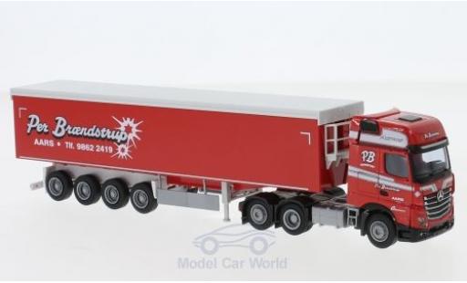 Modelauto Mercedes Actros Gigaspace 2 Giga. Aerop. Braendstrup Kipp-SZ 1/87 AWM