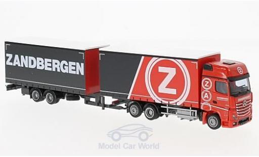 Modelauto Mercedes Actros Gigaspace 2 Giga Zandbergen Jumbo-G-KTaHZ 1/87 AWM