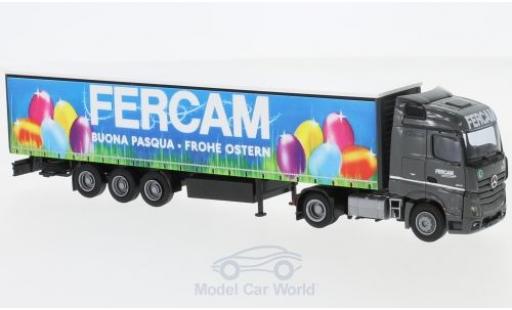 Modelauto Mercedes Actros Streamspace 2 Stream./Aerop. FERCAM G-KSZ 1/87 AWM