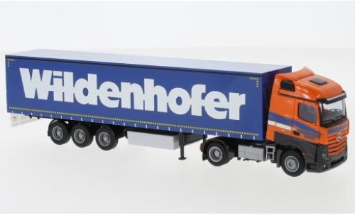Modelauto Mercedes Actros Streamspace 2 Stream. Aerop. Wildenhofer G-KSZ 1/87 AWM