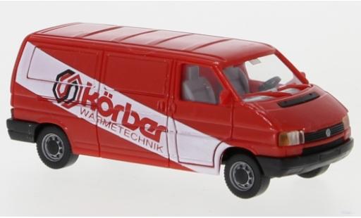 Modelauto Volkswagen T4 Base bestelwagen K&Atilde;&para;rber W&Atilde;&curren;rmetechnik 1/87 AWM