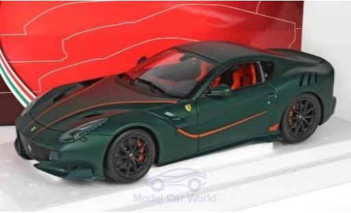 Modelauto Ferrari F12 TDF 2 mat-groen/rood 2015 1/18 BBR Models