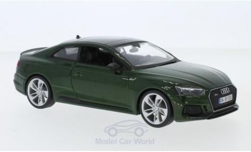 Modelauto Audi RS5 coupe RS 5 metallic groen 2019 1/24 Burago