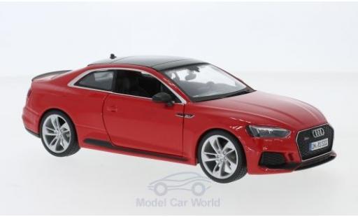 Modelauto Audi RS5 coupe RS 5 rood 2019 1/24 Burago