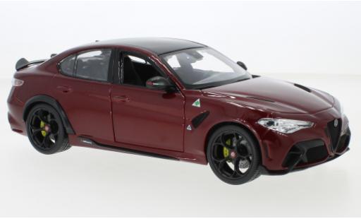 Modelauto Alfa Romeo Giulia veloce GTA metallic rood 2020 1/18 Burago