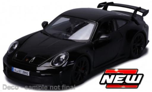 Modelauto Porsche 911 GT3 Bburago 911 zwart 2021 1/24 Burago
