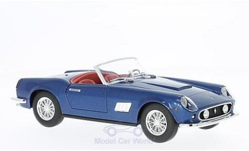 Modelauto Ferrari 250 GT California metallic blauw 1/24 Burago