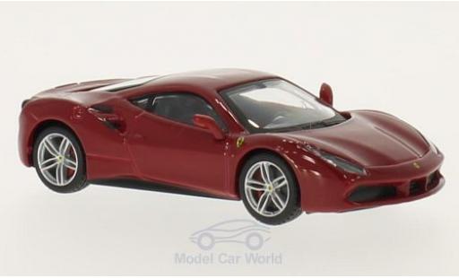 Modelauto Ferrari 488 GTB rood 1/24 Burago