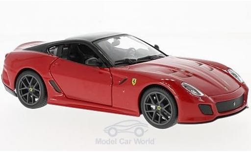 Modelauto Ferrari 599 GTO rood/zwart 1/24 Burago