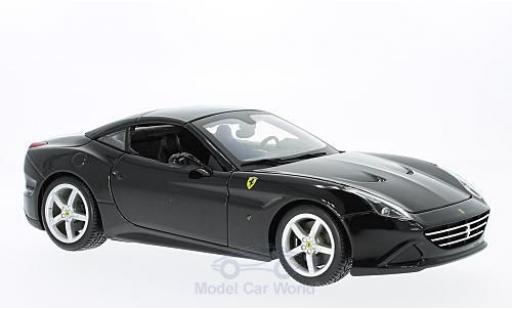Modelauto Ferrari California Cabriolet T zwart 2014 gesloten zonder Vitrine 1/18 Burago