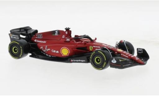 Modelauto Ferrari F1 F1-75 Bburago -75 No.16 Scuderia formule 1 2022 1/43 Burago