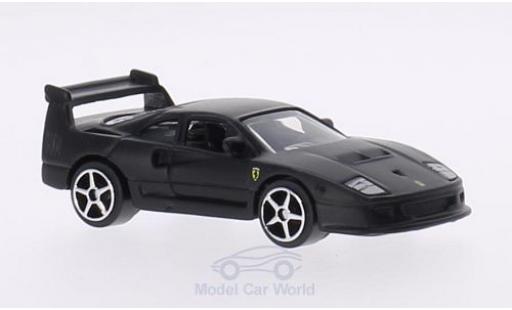 Modelauto Ferrari F40 Competizione mat-zwart 1/64 Burago