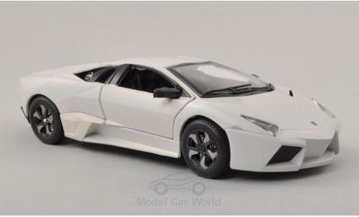 Modelauto Lamborghini Reventon Coupe mat-wit 2007 1/24 Burago