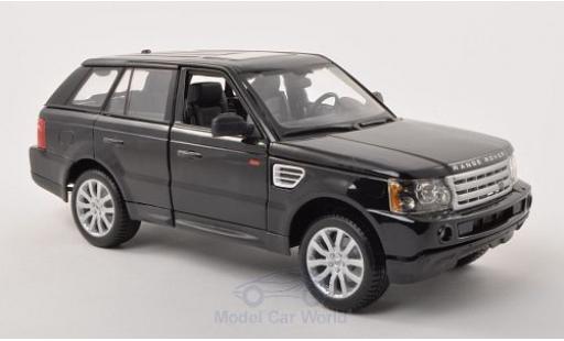 Modelauto Land Rover Range Rover Base Sport zwart 1/18 Burago