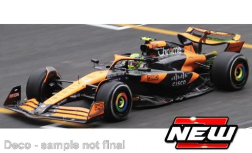 Modelauto McLaren F1 Base Bburago MCL38 No.4 Team formule 1 2024 1/43 Burago