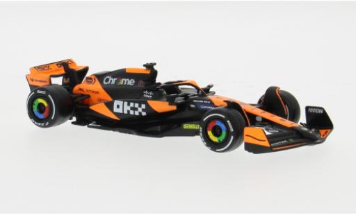 Modelauto McLaren F1 Base Bburago MCL38 No.81 Team formule 1 2024 1/43 Burago