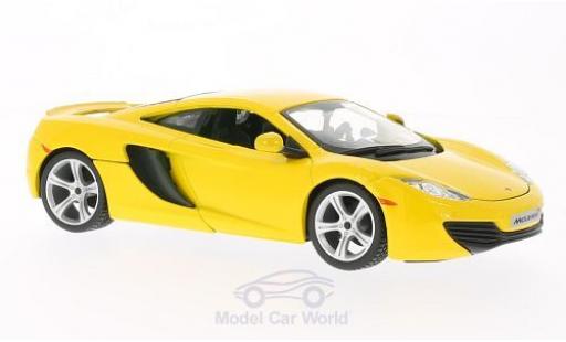 Modelauto McLaren MP4-12C Base geel 1/24 Burago
