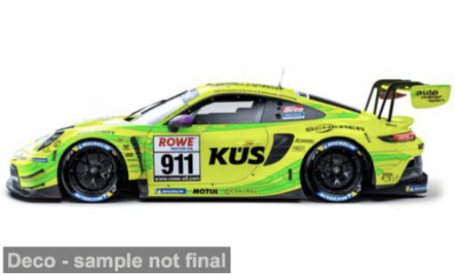 Modelauto Porsche 911 GT3 Bburago 24h N&Atilde;&frac14;rburgring 2023 Manthey-Racing # 1/24 Burago